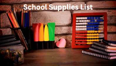  School supplies